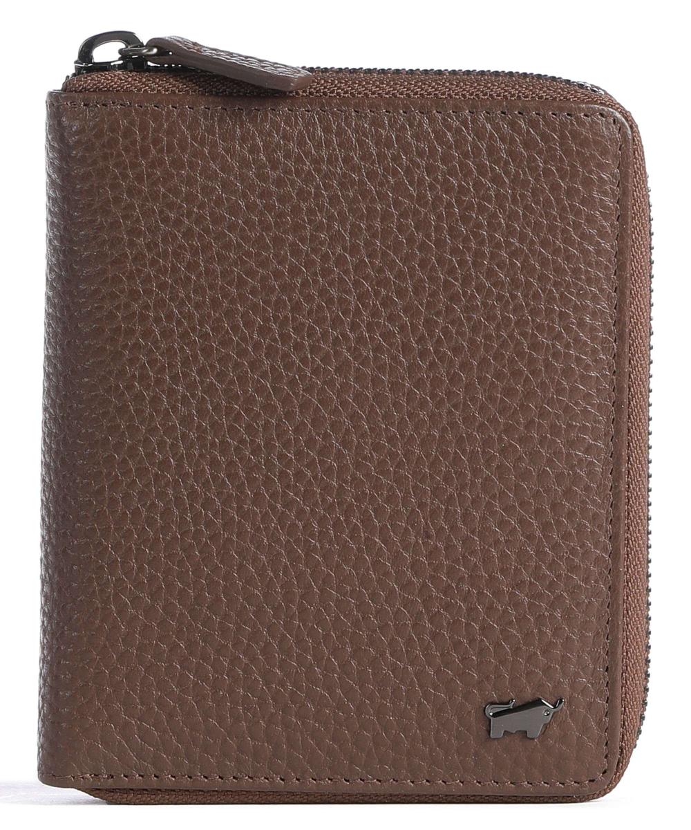 RFID-кошелек Theo из зернистой яловой кожи Braun Büffel, коричневый