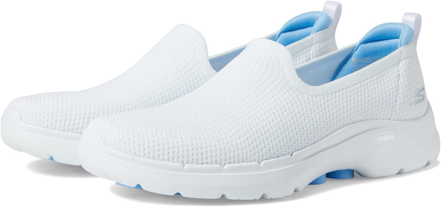 

Кроссовки Go Walk 6 - Clear Virtue SKECHERS Performance, цвет White/Blue