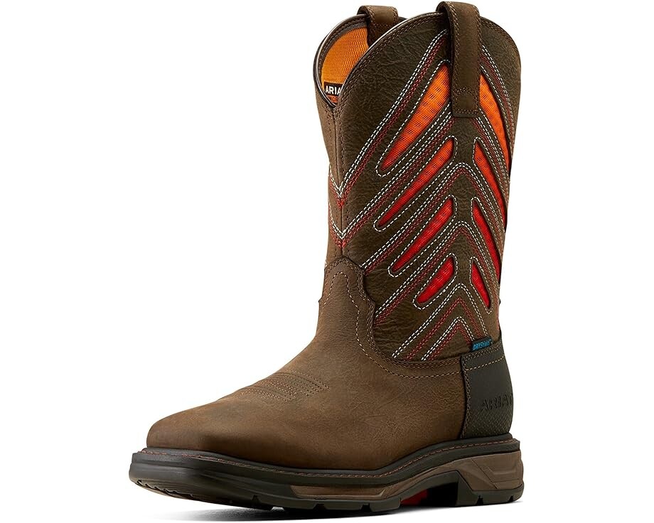 

Ботинки Ariat WorkHog XT VentTEK Waterproof Work Boot, цвет Iron Coffee/Sunset