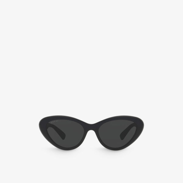 Солнцезащитные очки GG1170S из ацетата кошачьего глаза Gucci, черный