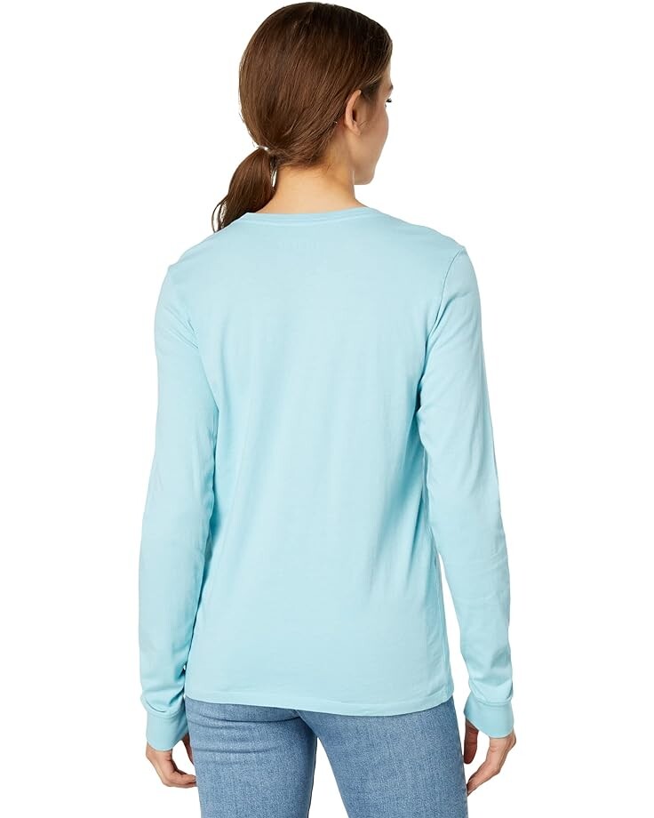 

Футболка Life is Good Tie-Dye Turtle Long Sleeve Crusher-Lite Tee, цвет Beach Blue