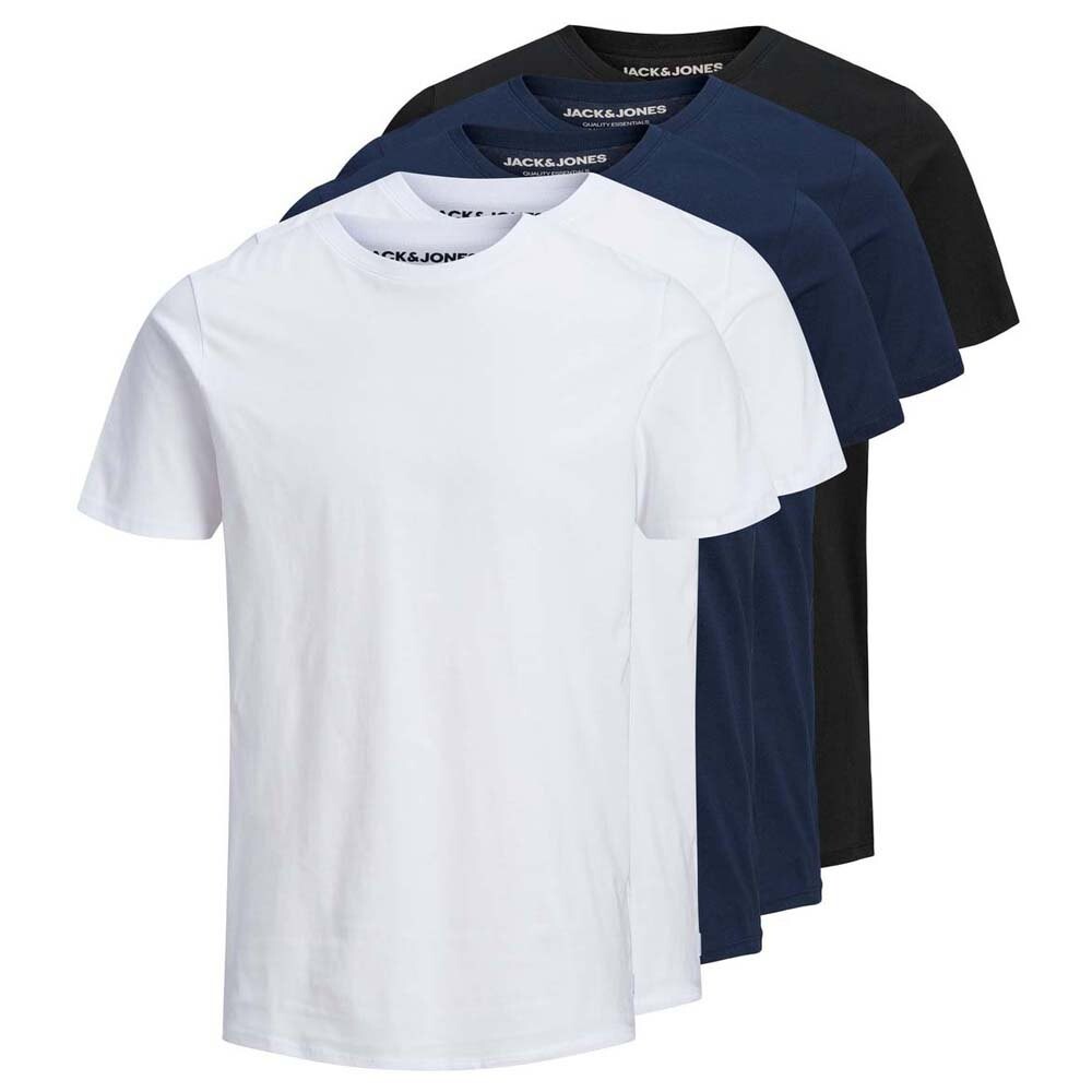 

Футболка с коротким рукавом Jack & Jones Organic Basic 5 Pack, разноцветный