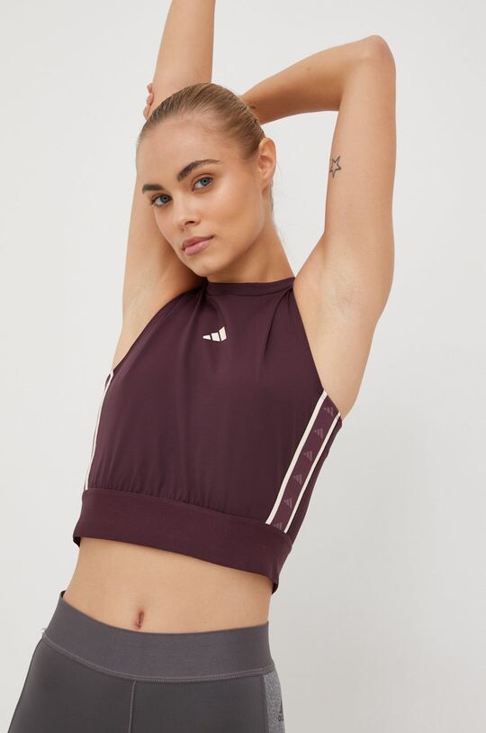 

Тренировочный топ Techfit adidas, фиолетовый