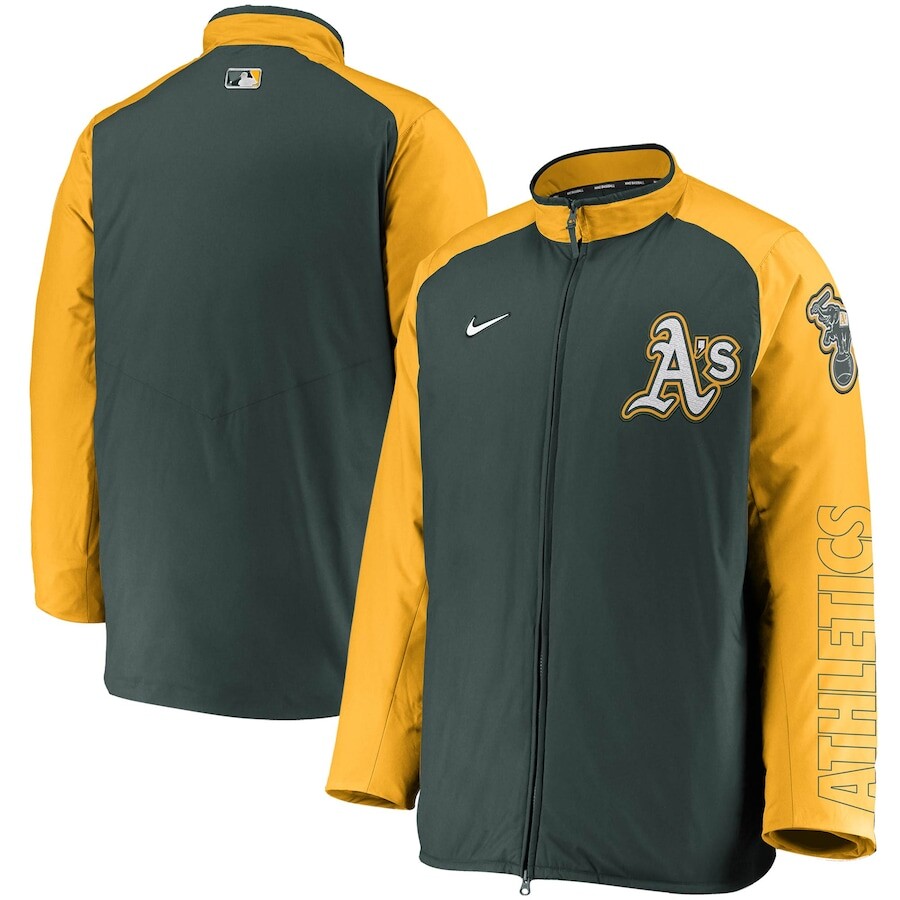 

Куртка Nike Oakland Athletics, зеленый