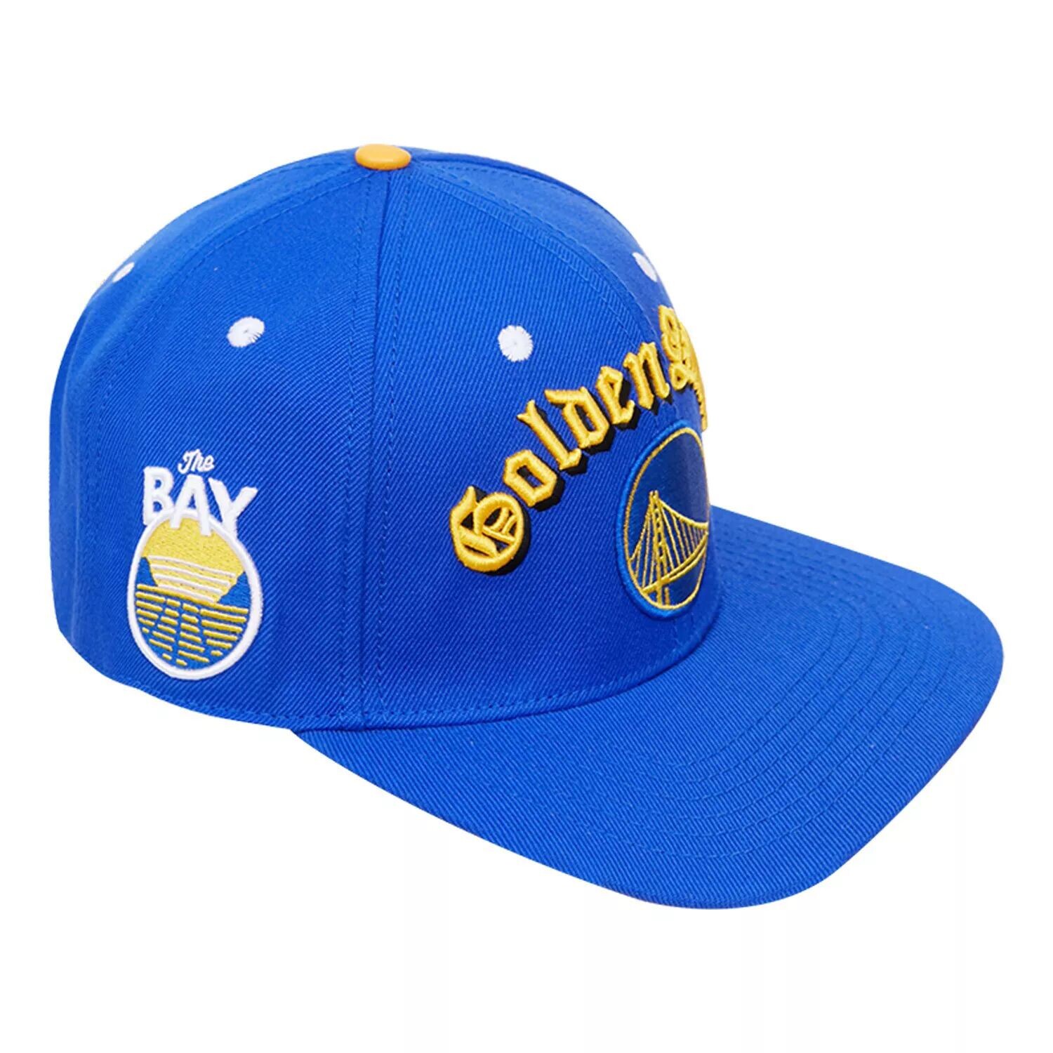 

Мужская кепка Pro Standard Royal Golden State Warriors Old English Snapback