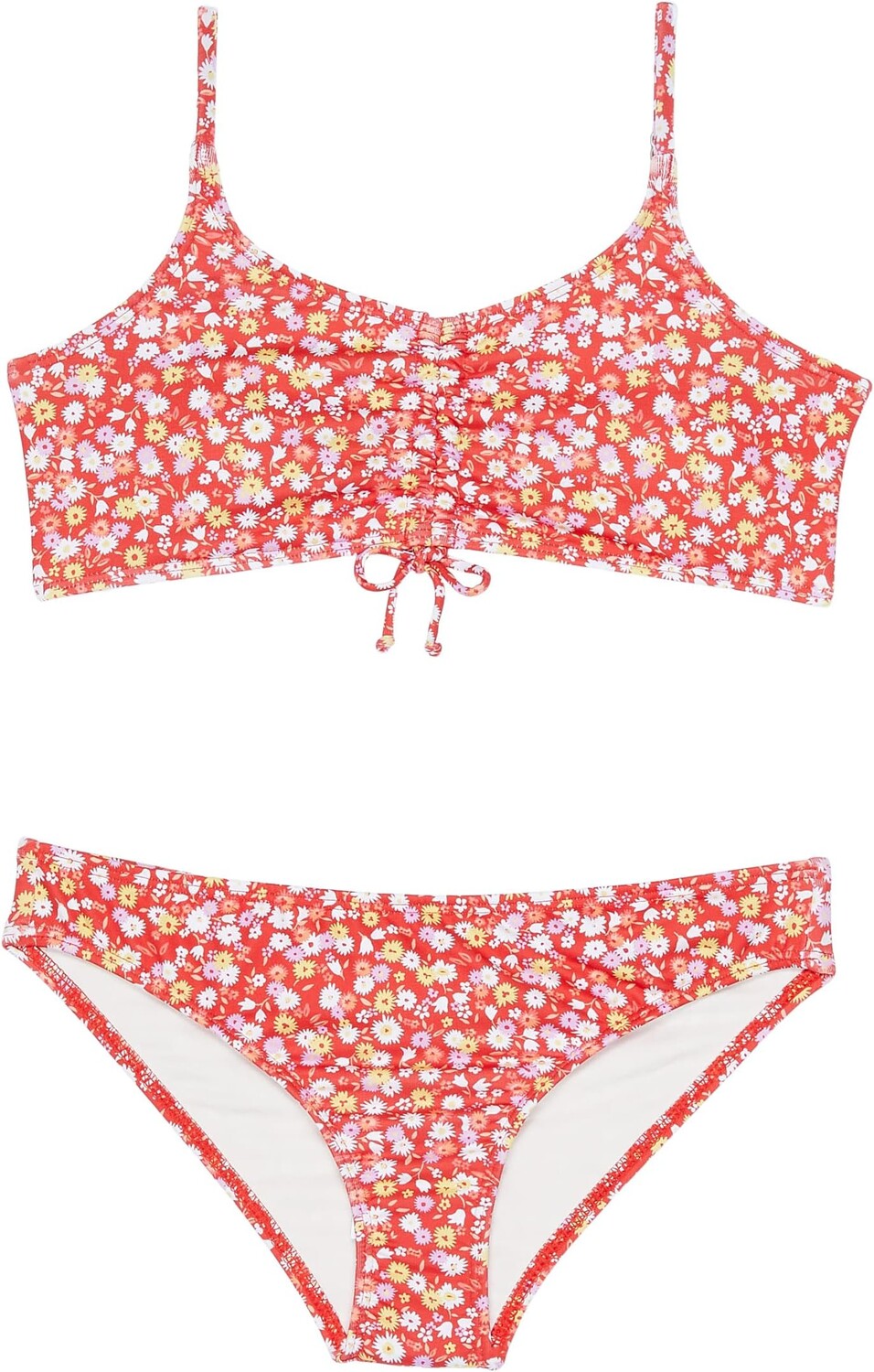 

Купальник Billabong Kids Sweet Blooms Cami Tank Two-Piece Swim Set, цвет Red Velvet