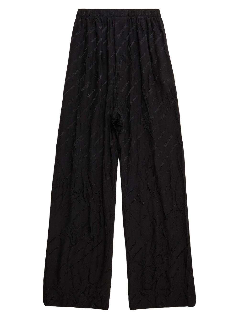 Пижамные штаны Logomania All Over Pajama Balenciaga, черный
