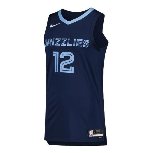 Майка Nike x NBA Memphis Grizzlies Jerseys 'Ja Morant 12', синий nba memphis grizzlies 12 ja morant men s basketball jerseys city edition authentic swingman jersey embroidered men s jerseys