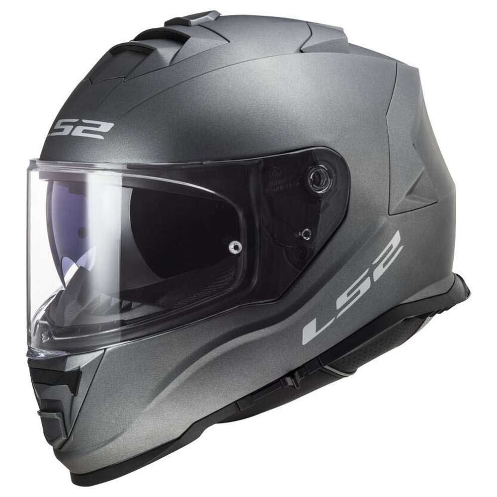 Шлем полнолицевой LS2 FF800 Storm II Faster, серый гоночный шлем ff800 storm ii ls2 синий мэтт