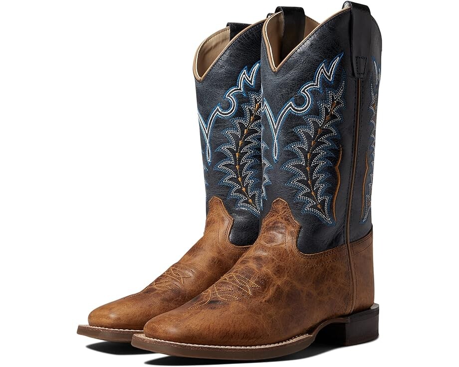 

Ботинки Old West Boots Cobalt, цвет Burnt Brown Foot/Cactus Navy Shaft