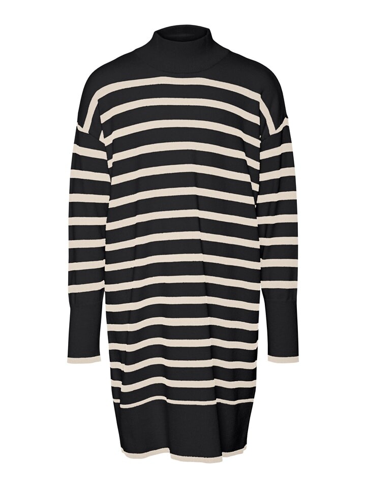 

Платье Vero Moda Girl Sweat Newhappiness, цвет schwarz/creme