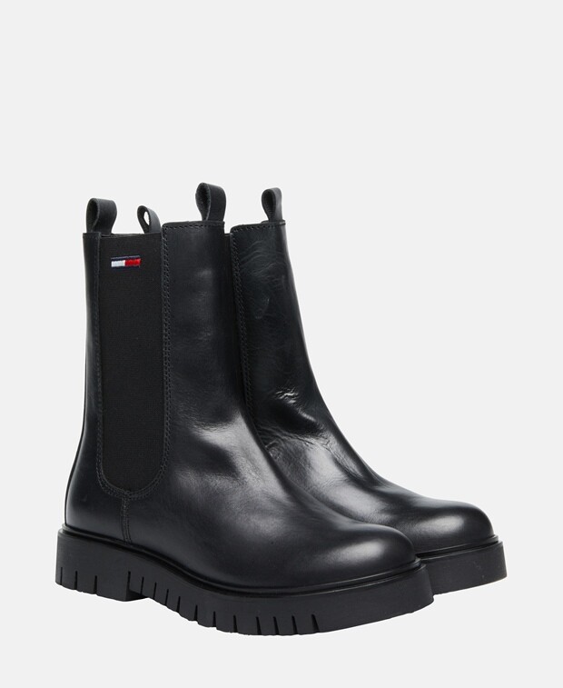 

Телячьи сапоги Tommy Jeans, черный