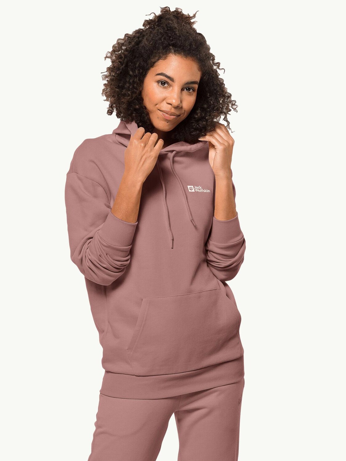 

Толстовка Jack Wolfskin ESSENTIAL HOODY W, розовый