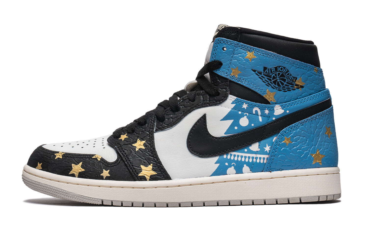 

Баскетбольные кроссовки Air 1 Vintage Men High-top White Blue Jordan