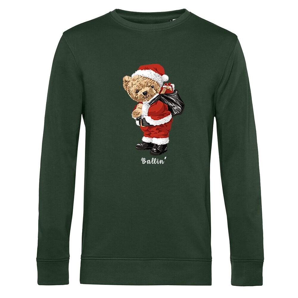 

Толстовка Ballin Santa Bear, зеленый