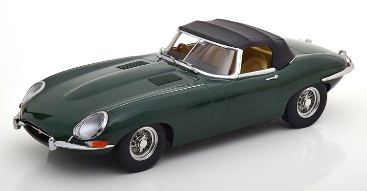 

Kk-Scale Jaguar E-Type Cabriolet с закрытым верхом, комплектация 1:18 180483