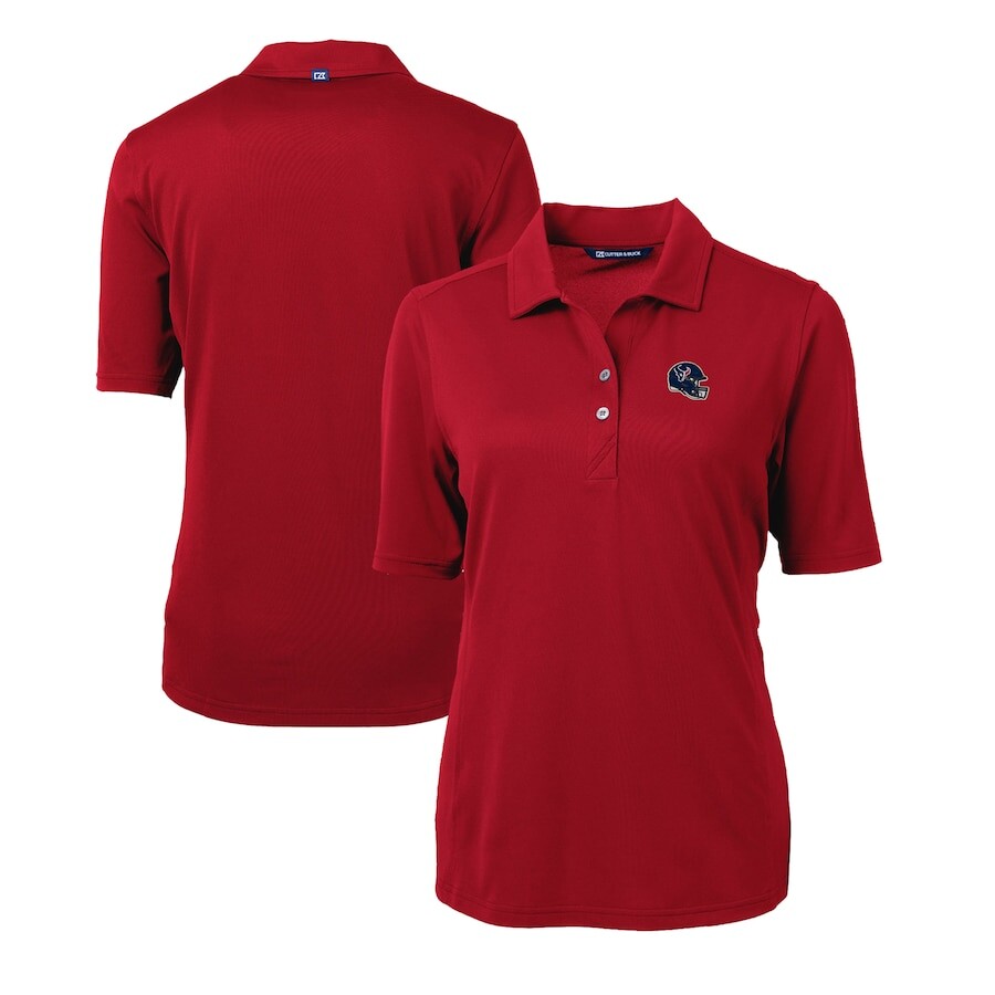 

Поло с длинным рукавом Cutter & Buck Houston Texans, красный