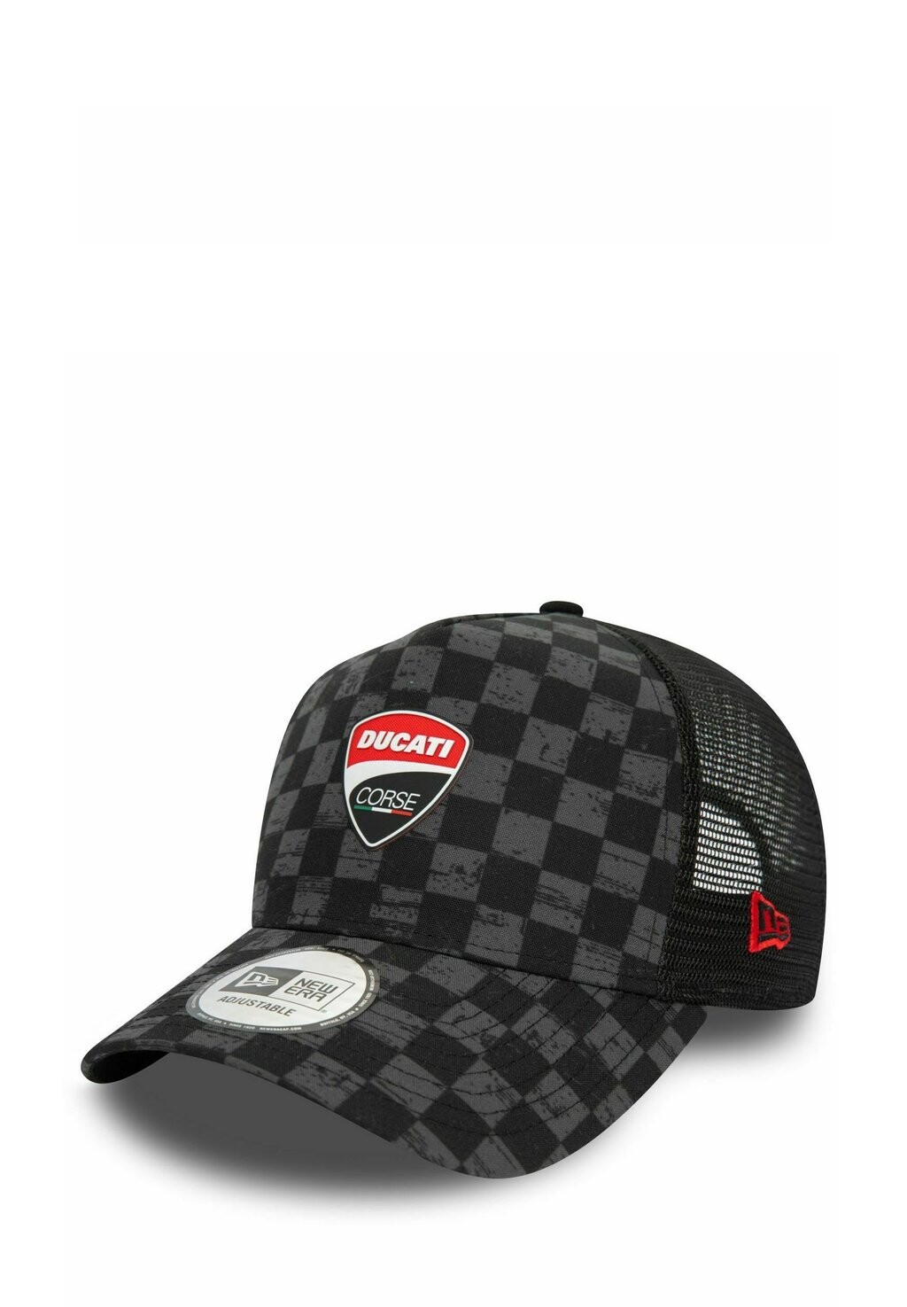 

Бейсболка AFRAME TRUCKER CHECK PRINT DUCATI MOTORS New Era, цвет black