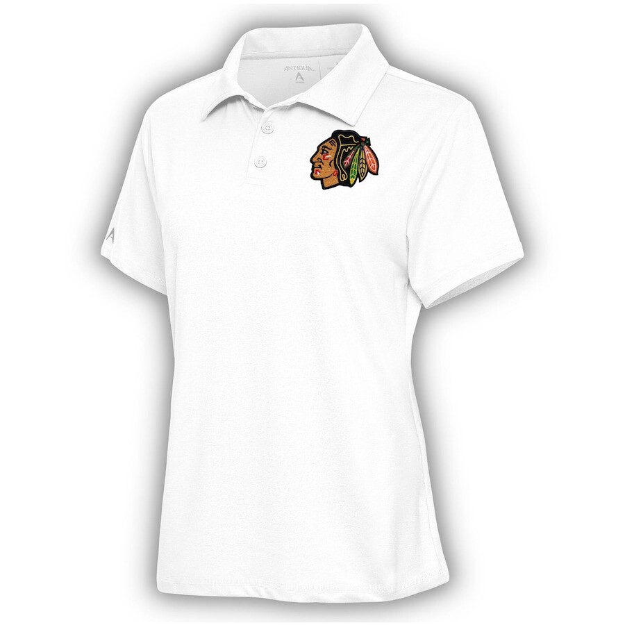 

Поло с коротким рукавом Antigua Chicago Blackhawks, белый