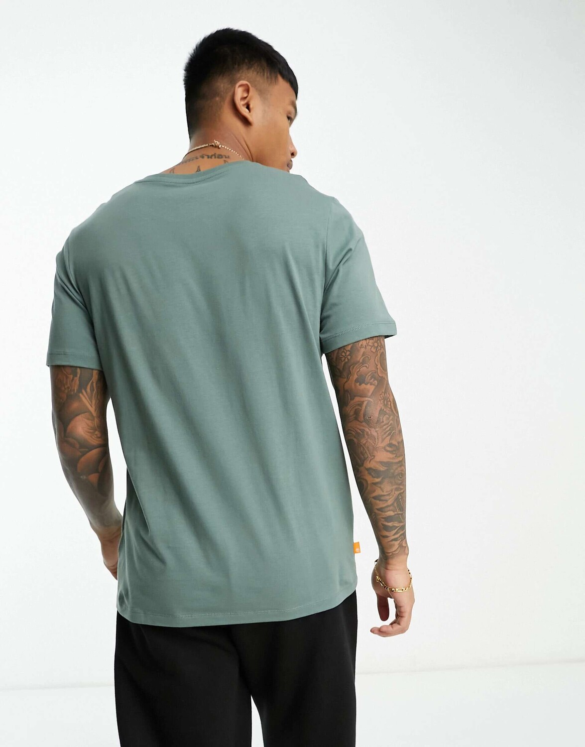 

Зеленая футболка с логотипом Timberland Stack, Зеленый