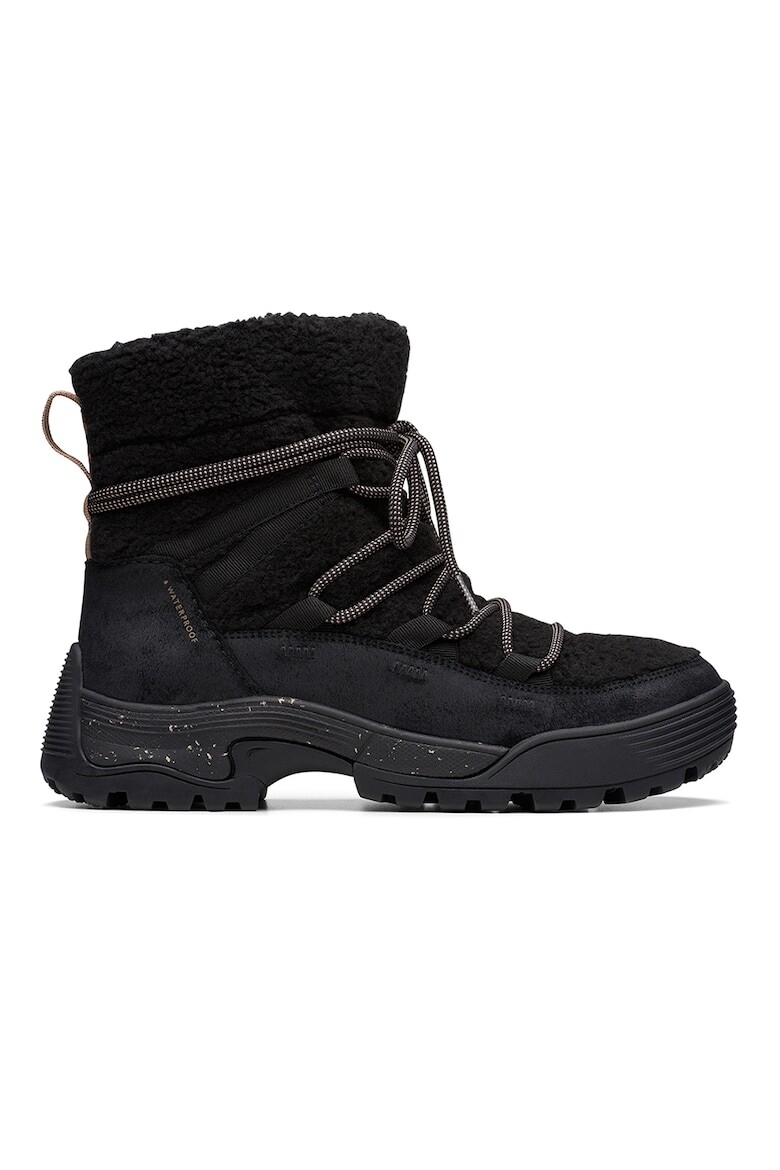 

Ботинки с рифленой подошвой Clarks, черный