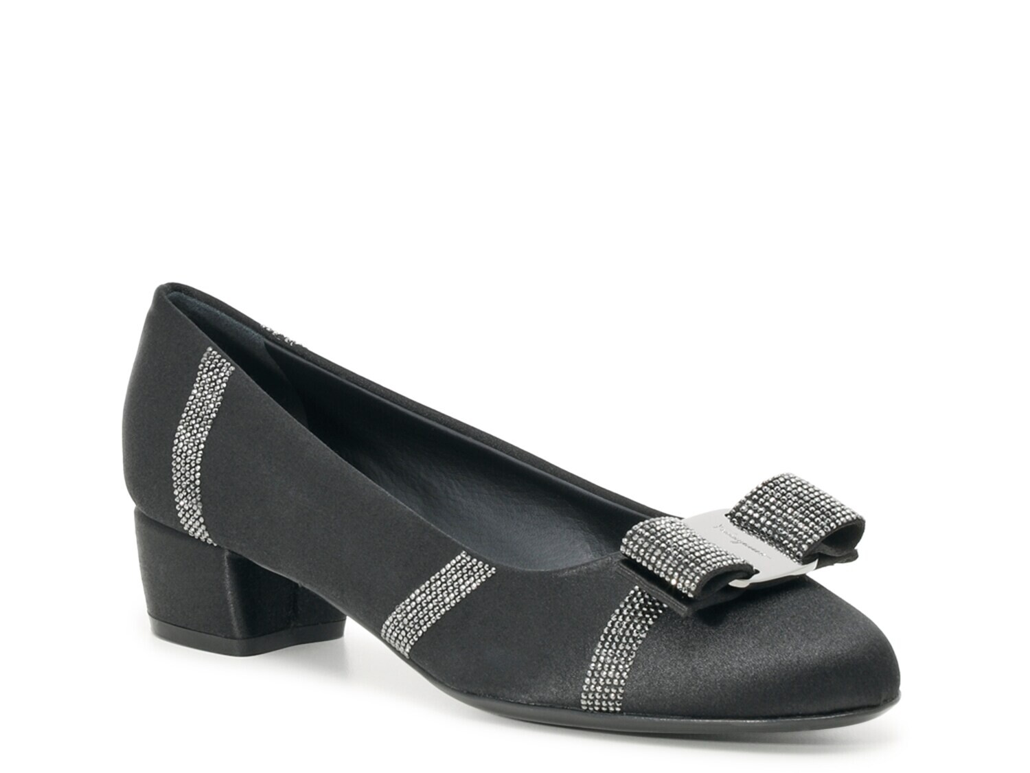 

Туфли Salvatore Ferragamo Vara, черное серебро