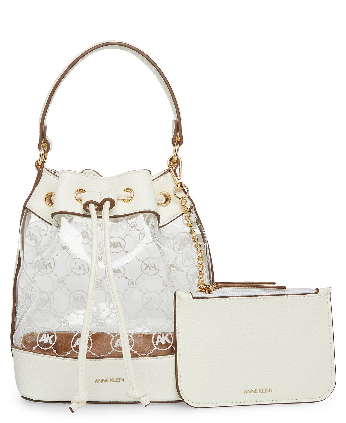 

Женская сумка через плечо с логотипом и кольцом Anne Klein, белый