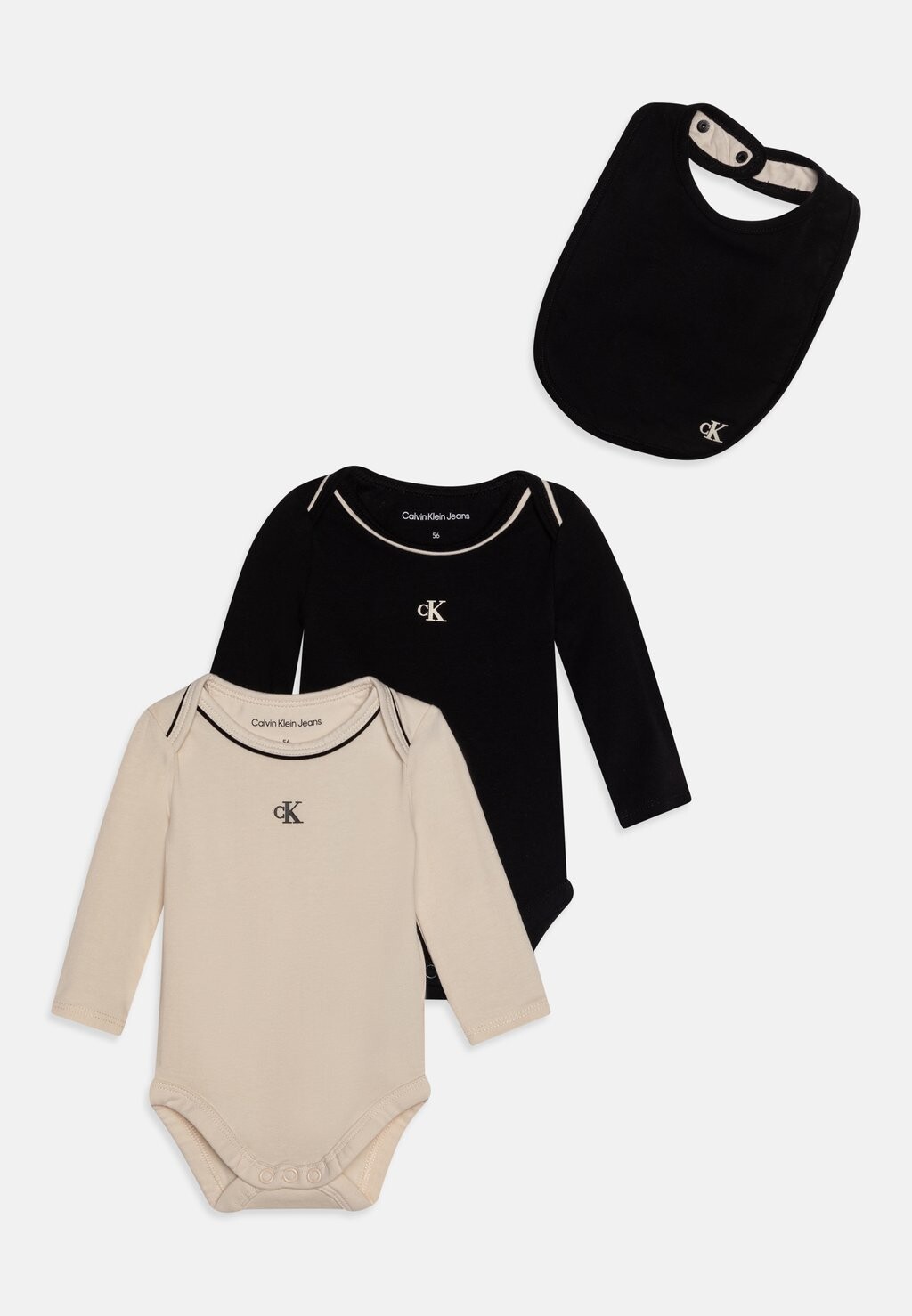 

Боди BABY MONOGRAM GIFTPACK UNISEX SET Calvin Klein Jeans, цвет black/white