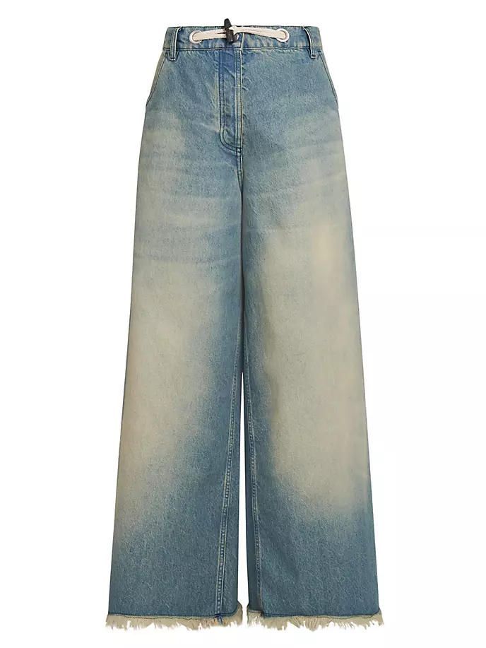 

Джинсы Moncler x Palm Angels Palazzo Moncler Genius, цвет denim