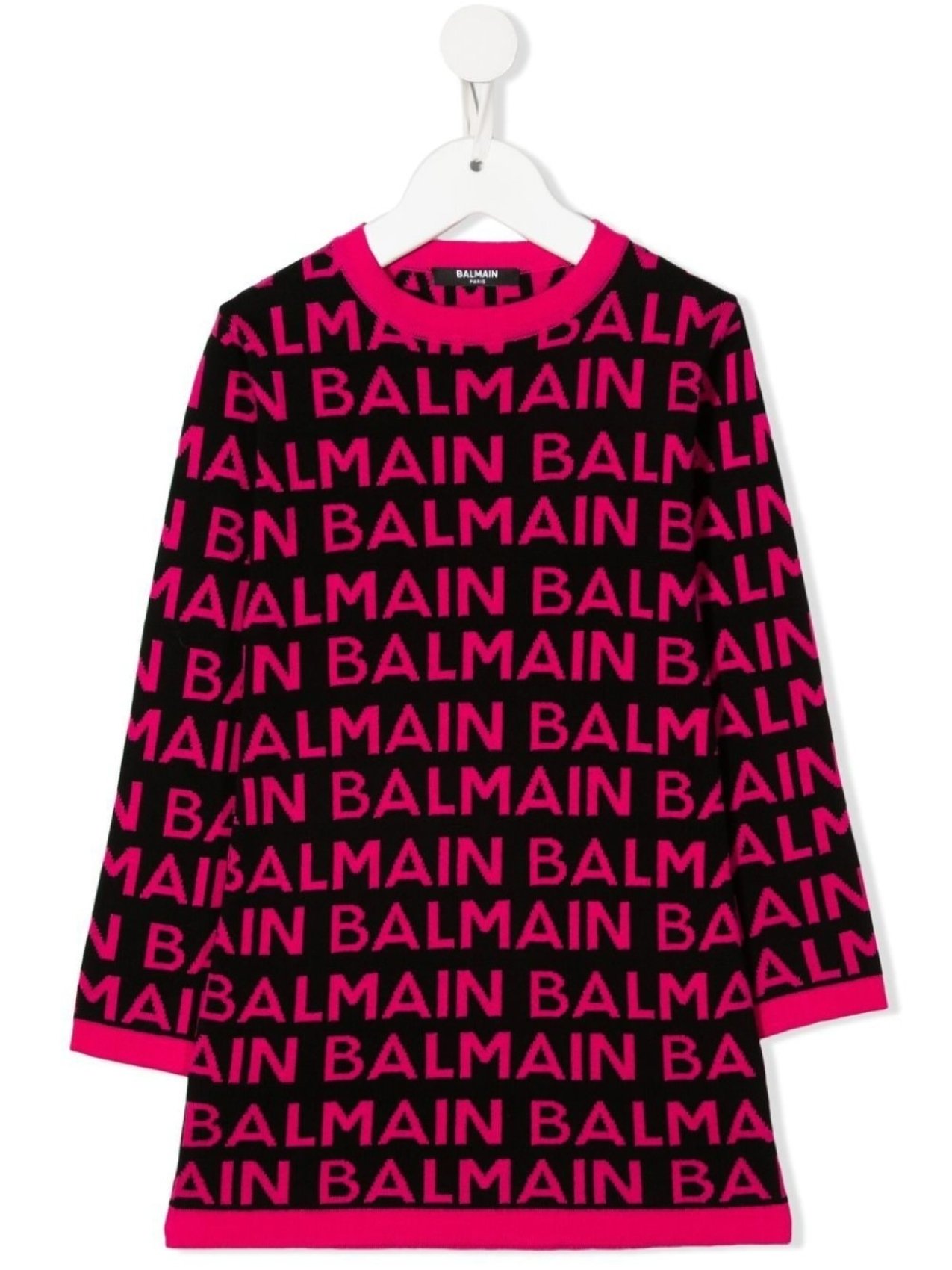 

Balmain Kids платье-джемпер с логотипом, черный