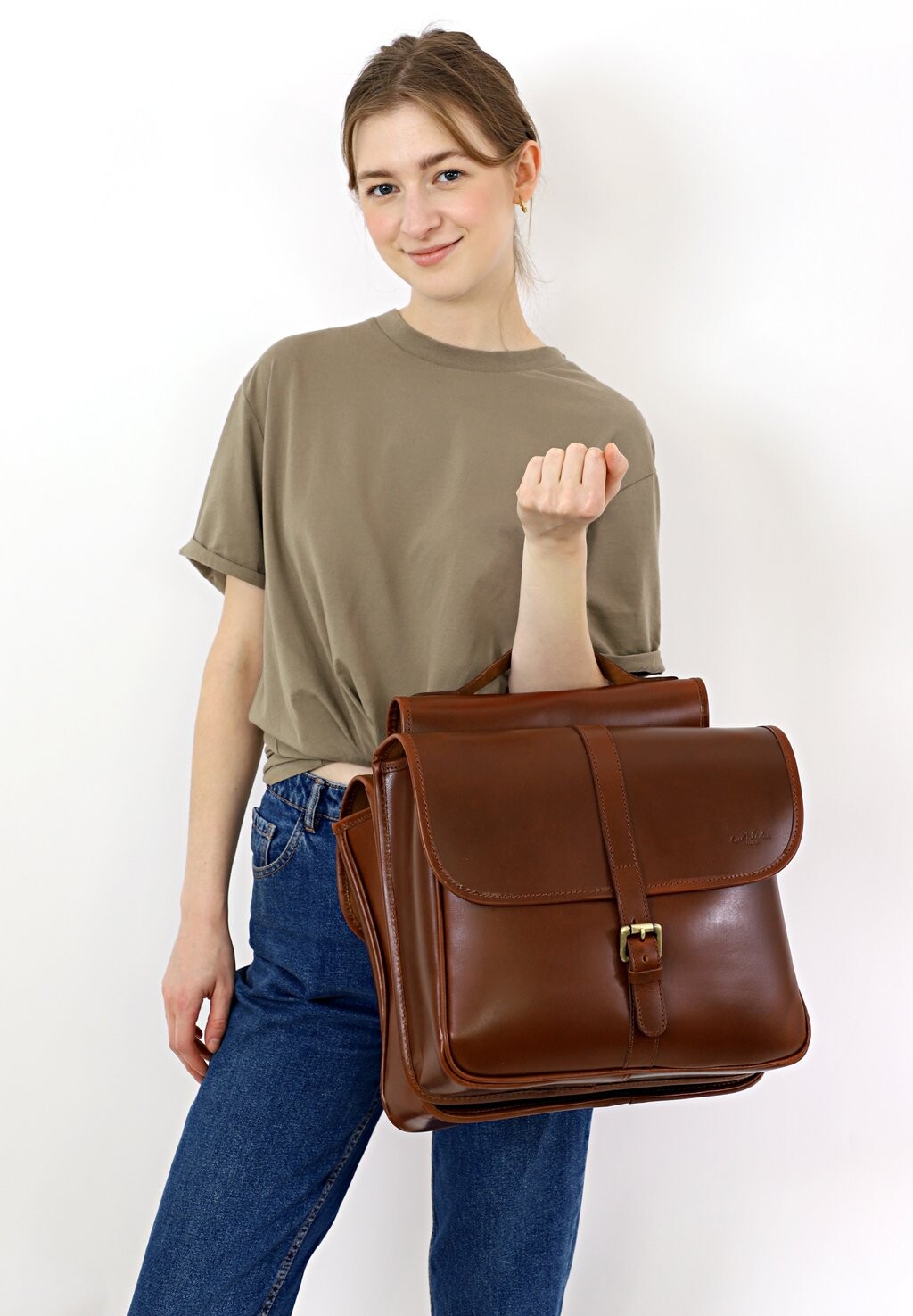 

Портфель Victor F. Gusti Leder, цвет braun