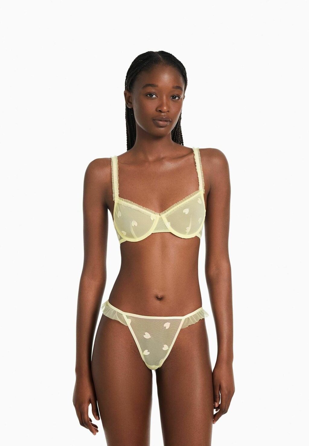 

Стринги Bershka, желтый