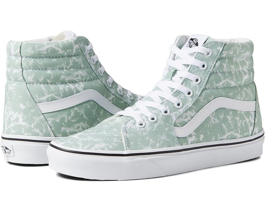 

Кроссовки Vans SK8-Hi, цвет Celadon Green/True White