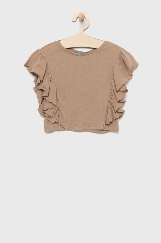 

Детская блузка United Colors of Benetton, коричневый