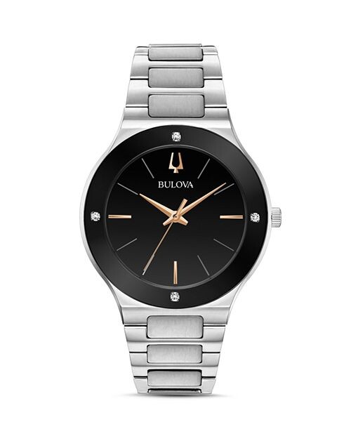 

Часы Futuro Millenia с серебристым браслетом и звеньями, 43 мм Bulova, цвет Silver