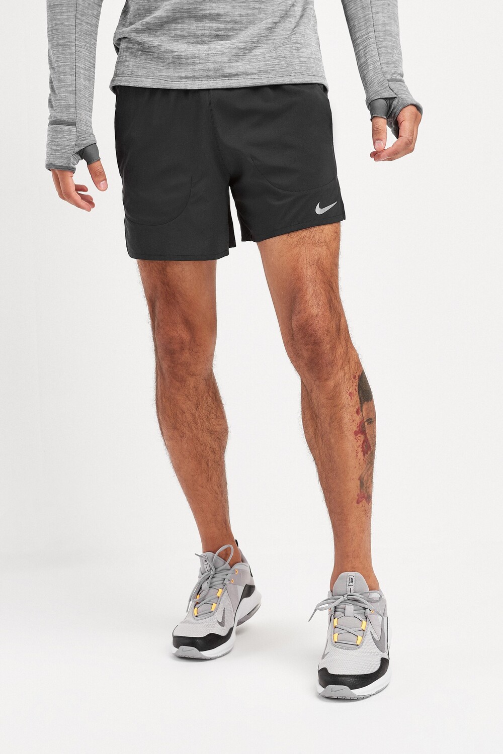 

Шорты для бега Flex Stride 5 дюймов Nike, черный