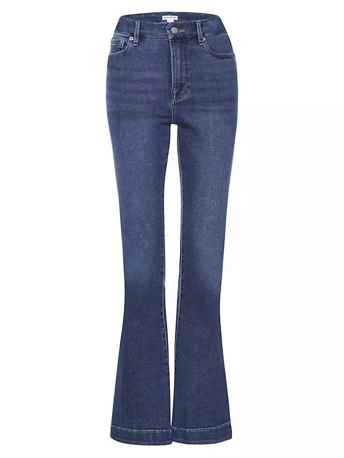 

Расклешенные джинсы Good Legs Good American, индиго