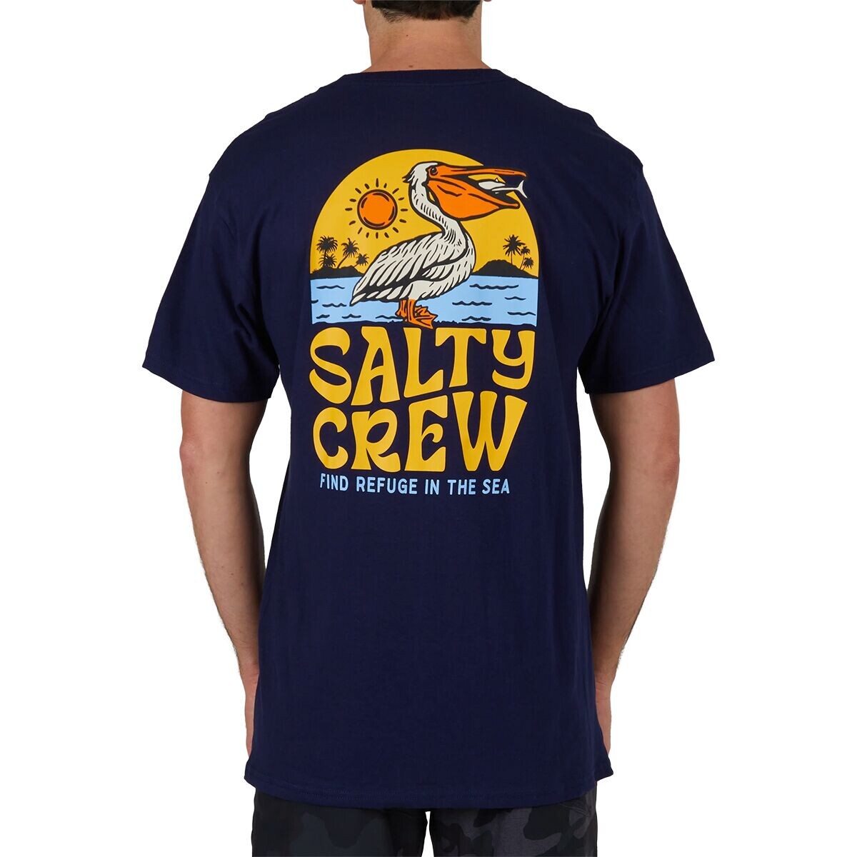 

Классическая футболка seaside с короткими рукавами Salty Crew, синий