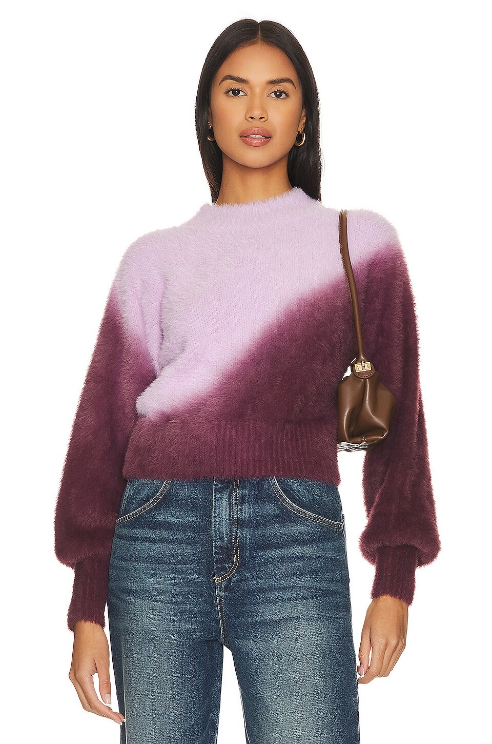 

Свитер MINKPINK Nola Dip Dyed, сиреневый, Фиолетовый