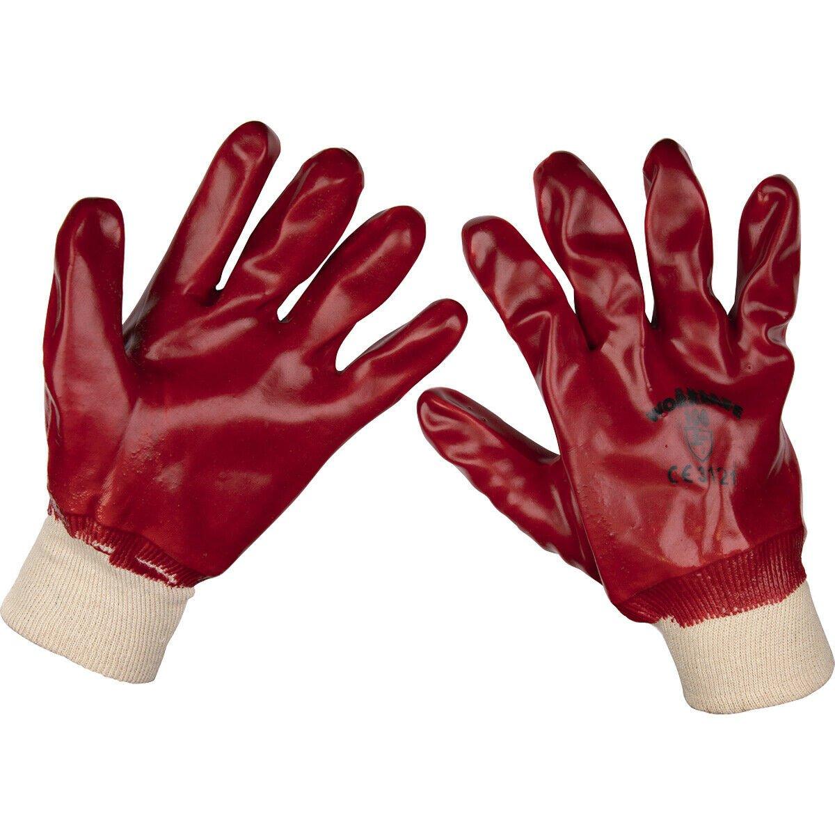 ПАРА — универсальные перчатки из ПВХ XL — трикотажные запястья — водонепроницаемая защита Loops, мультиколор цена и фото