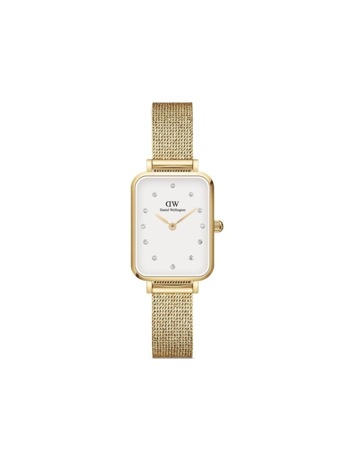 

Наручные часы Quadro Lumine Pressed Evergold 26 мм Daniel Wellington, белый