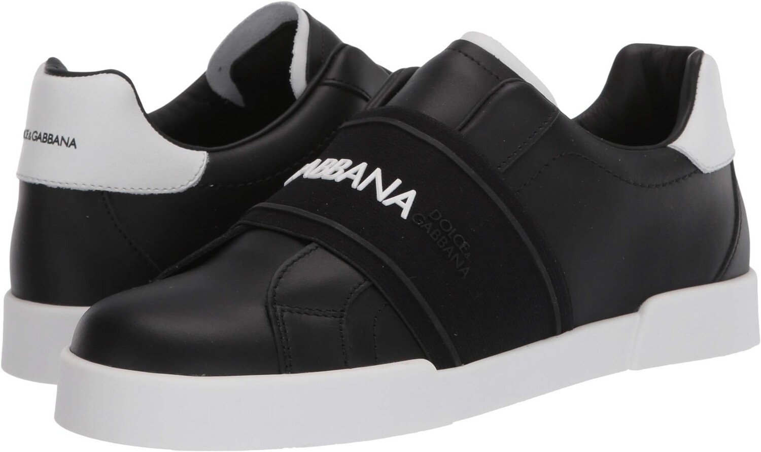 

Кроссовки Sneaker Classica Vitello Nappa Dolce & Gabbana, цвет Nero/Bianco