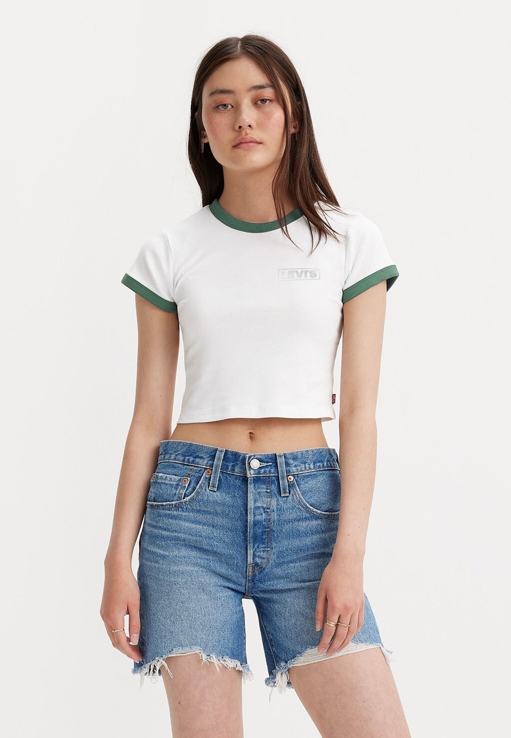 

Футболка с принтом Levi's, белый