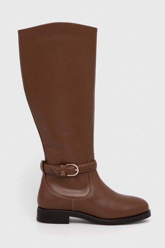 

Кожаные ботинки ELEVATED ESSENT THERMO LONGBOOT Tommy Hilfiger, коричневый