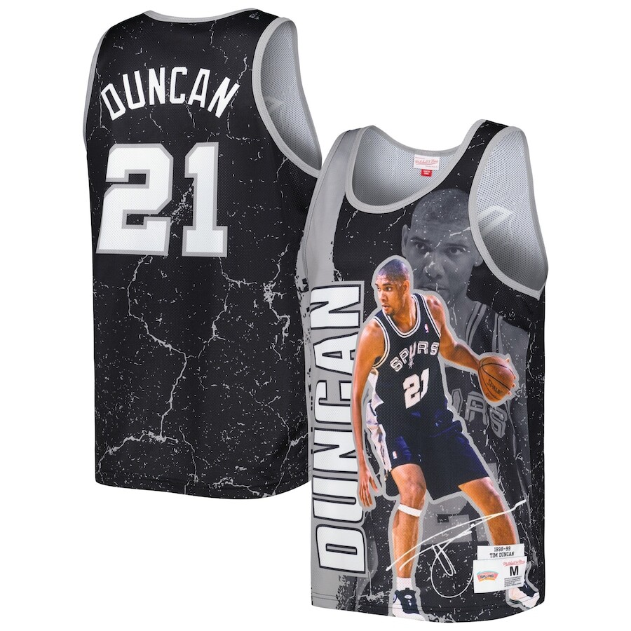 

Майка Mitchell & Ness San Antonio Spurs, черный