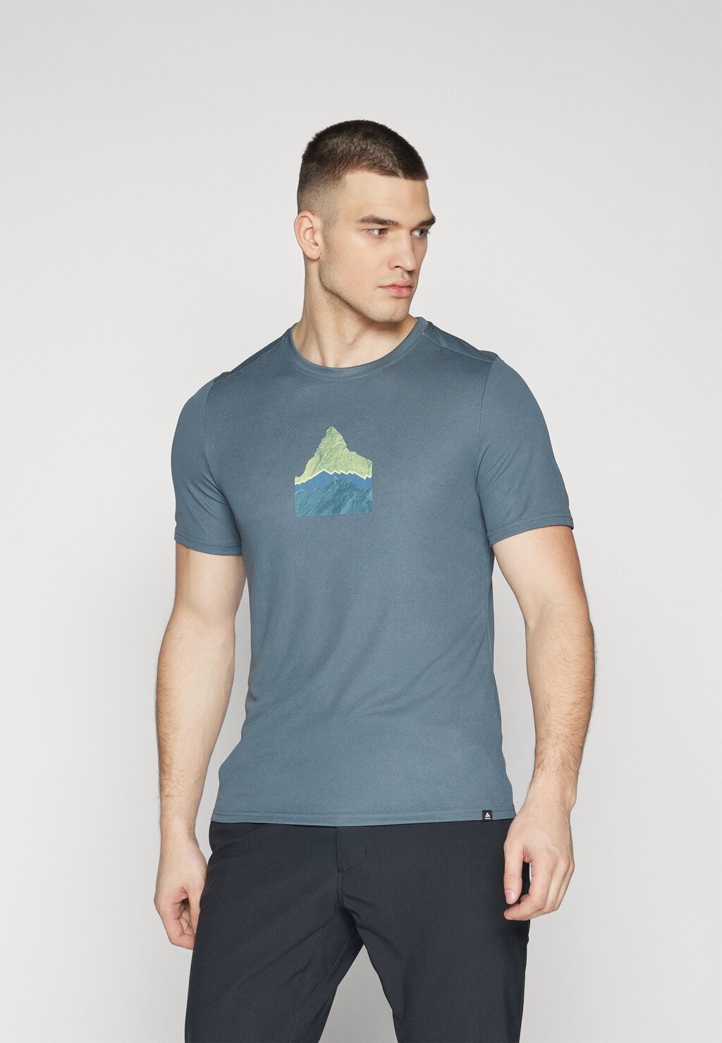 

Спортивная футболка CREW NECK MOUNTAIN ODLO, цвет dark slate