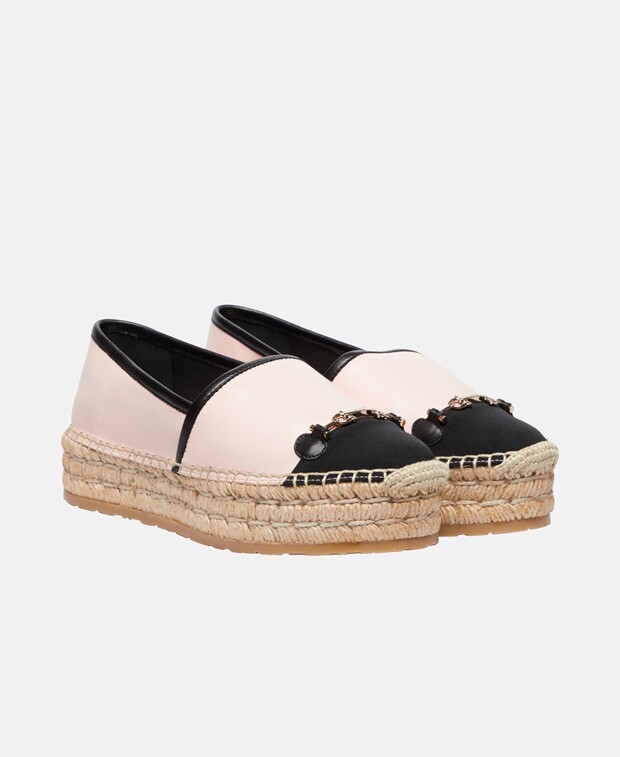 

Эспадрильи на платформе Salvatore Ferragamo, роза