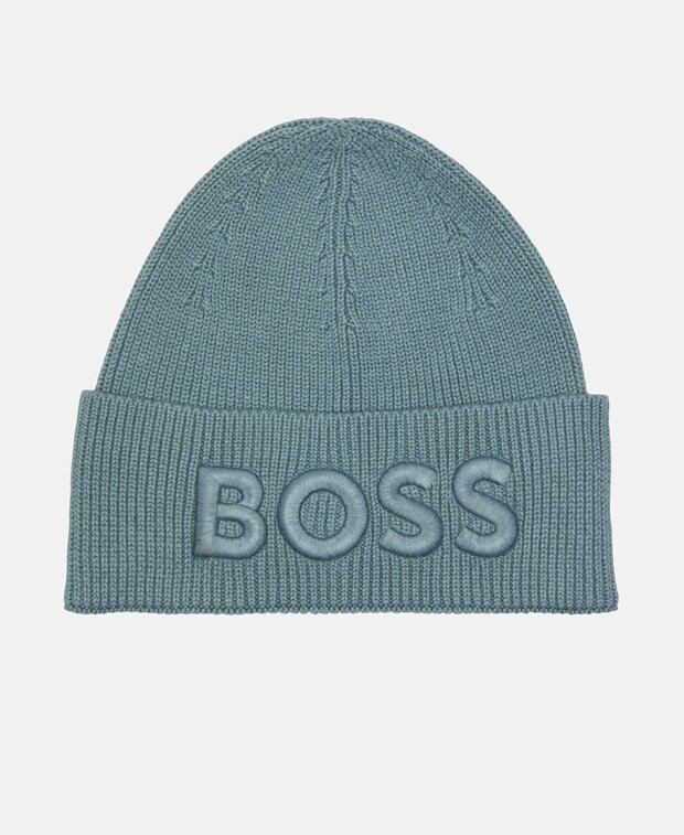 

Вязаная шапка Boss, зеленый