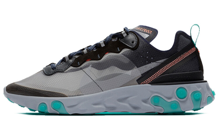 

Унисекс Nike React Elements Кроссовки Черный/Midnight Navy/Neptune Green