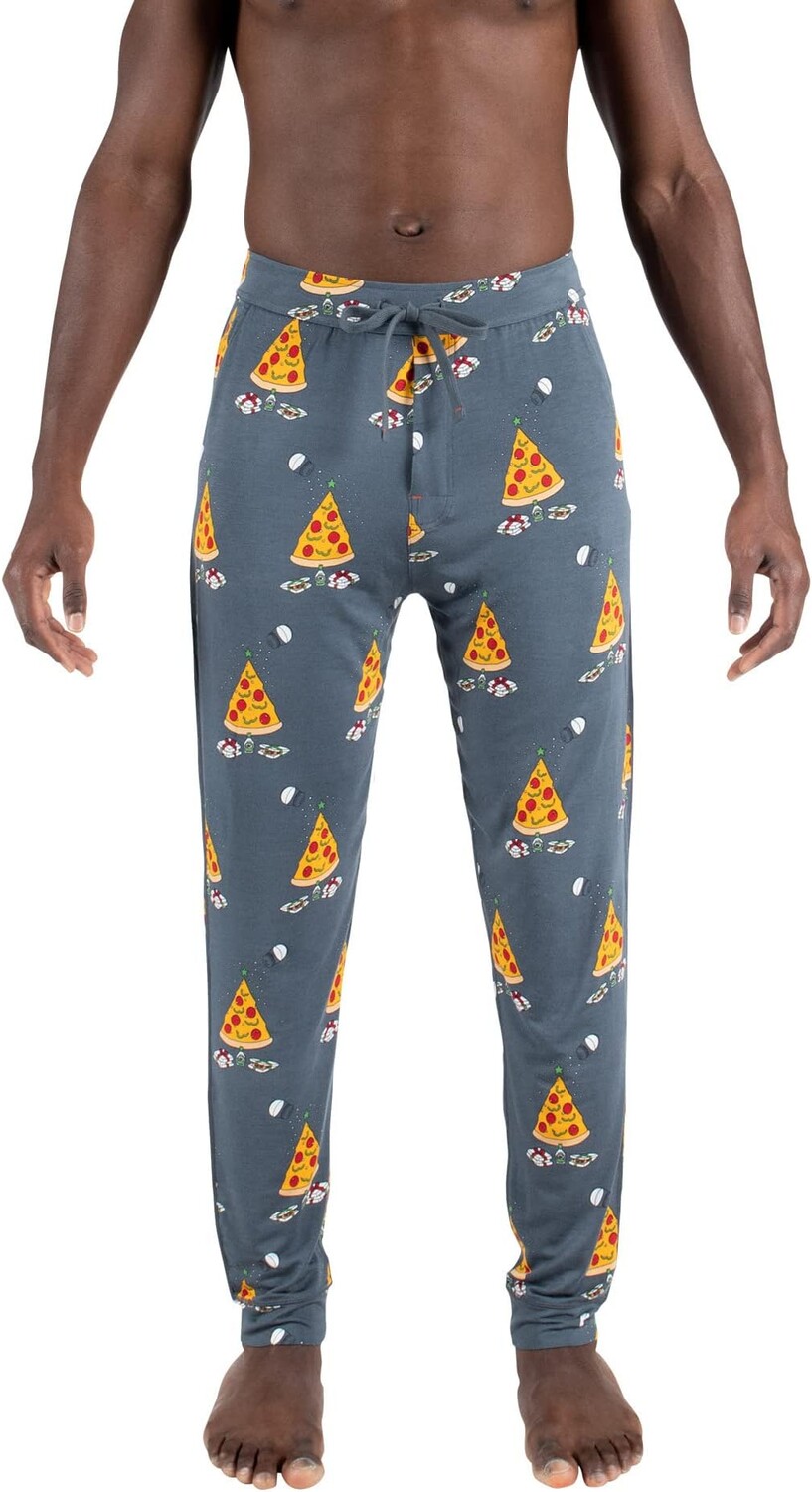

Пижамные брюки SAXX UNDERWEAR Snooze Pants, цвет Pizza On Earth/Grey
